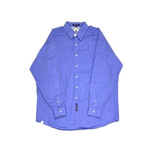 Vintage 1996 Tommy Hilfiger blue button up shirt large